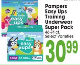 Jewel-Osco Pampers Easy Ups Training Underwear Super Pack offer