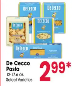 Jewel-Osco De Cecco Pasta offer