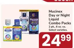 Jewel-Osco Mucinex Day or Night Liquid Combo Packs offer