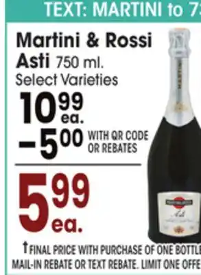 Jewel-Osco Martini & Rossi Asti offer