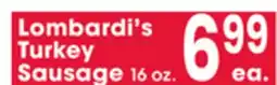 Jewel-Osco Lombardi's Turkey Sausage offer