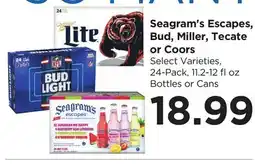 Food 4 Less Seagram's Escapes, Bud, Miller, Tecate or Coors offer