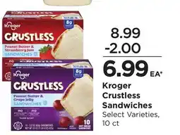 Food 4 Less Kroger Crustless Sandwiches offer