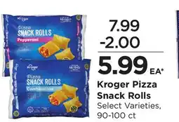 Food 4 Less Kroger Pizza Snack Rolls offer