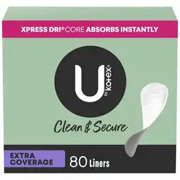 Walgreens Clean & Secure Panty Liners Unscented offer