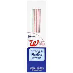 Walgreens Strong & Flexible Straws offer