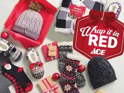 Ace Hardware Muk Luks Winter Hats, Socks, Ballerina Slippers, Legging & Sock Set or Sherpa Fleece Throw offer