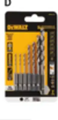 Ace Hardware Select Milwaukee and DEWALT Saw Blades & Bit Set 7 Pc. BLACK & GOLD IMPACT READY Drill Bit Set offer