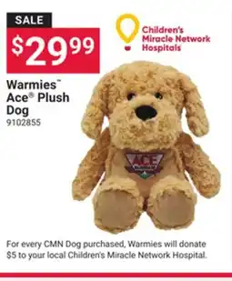 Ace Hardware Warmies Ace Plush Dog offer