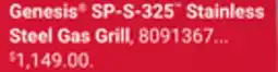 Ace Hardware Genesis SP-S-325 Stainless Steel Gas Grill offer