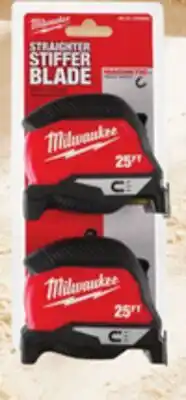 Ace Hardware Select Milwaukee Hand Tools & Accessories 25' Wide Blade Magnetic Tape Measure offer