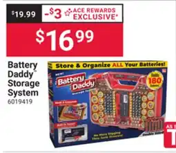 Ace Hardware Battery Daddy Storage System offer