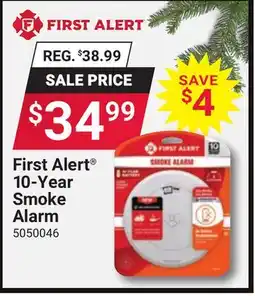 Ace Hardware First Alert 10-Year Smoke Alarm offer