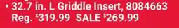 Ace Hardware 32.7 in. L Griddle Insert offer