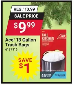 Ace Hardware Ace 13 Gallon Trash Bags offer