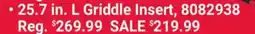 Ace Hardware • 25.7 in L Griddle Insert offer