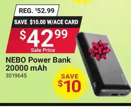 Ace Hardware NEBO Power Bank 20000 mAh offer