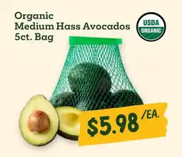 Sprouts Farmers Market Organic Medium Hass Avocados offer
