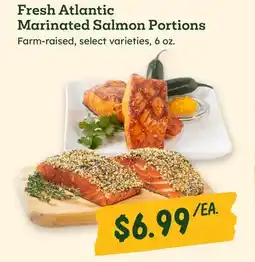 Sprouts Farmers Market Fresh Atlantic Marinated Salmon Portions offer