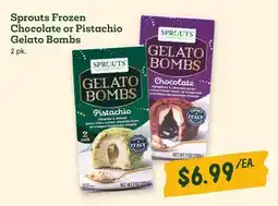 Sprouts Farmers Market Sprouts Frozen Chocolate or Pistachio Gelato Bombs offer