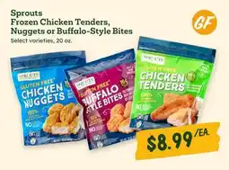 Sprouts Farmers Market Sprouts Frozen Chicken Tenders, Nuggets or Buffalo-Style Bites offer