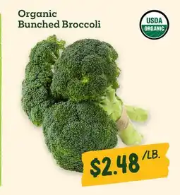 Sprouts Farmers Market Organic Bunched Broccoli offer