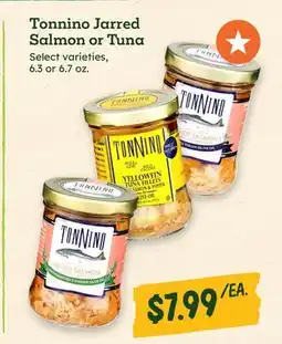 Sprouts Farmers Market Tonnino Jarred Salmon or Tuna offer