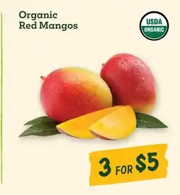 Sprouts Farmers Market Organic Red Mangos offer