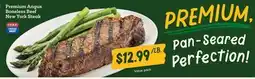 Sprouts Farmers Market Premium Angus Boneless Beef New York Steak offer