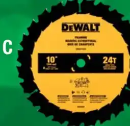 Ace Hardware DEWALT 10 Framing Circular Saw Blade offer