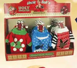 Ace Hardware Uncle Bob's Knitted Wine or Beer Bottle Ugly Sweater offer