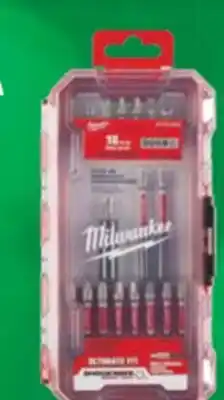 Ace Hardware Milwaukee 18 Pc. SHOCKWAVE Impact Driver Bit Set offer