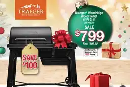 Ace Hardware Traeger Woodridge Wood Pellet WiFi Grill offer