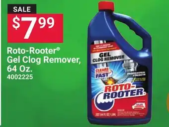 Ace Hardware Roto-Rooter Gel Clog Remover, 64 Oz offer