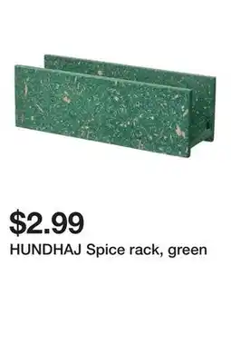 Ikea HUNDHAJ Spice rack, green offer