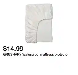 Ikea GRUSNARV Waterproof mattress protector offer