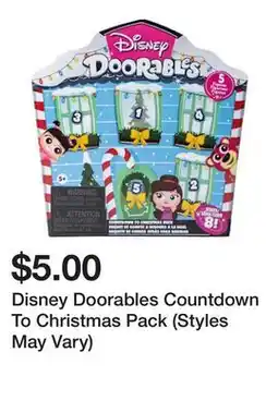 Five Below Disney Doorables Countdown To Christmas Pack (Styles May Vary) offer