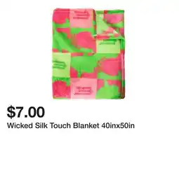 Five Below Wicked Silk Touch Blanket 40inx50in offer