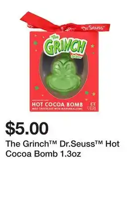 Five Below The Grinch Dr.Seuss Hot Cocoa Bomb 1.3oz offer