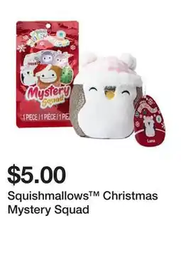 Five Below Squishmallows Christmas Mystery Squad offer