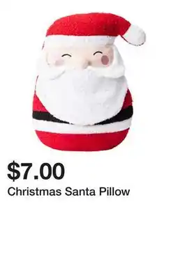 Five Below Christmas Santa Pillow offer