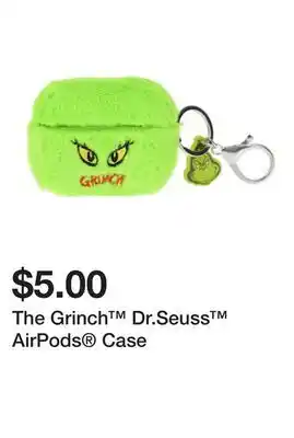 Five Below The Grinch Dr.Seuss AirPods Case offer