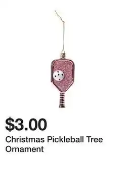 Five Below Christmas Pickleball Tree Ornament offer
