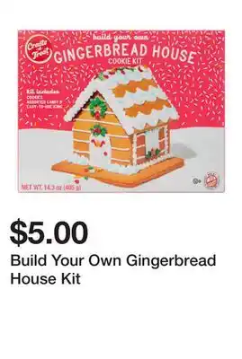 Five Below Build Your Own Gingerbread House Kit offer