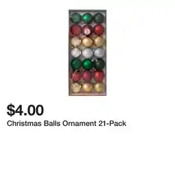Five Below Christmas Balls Ornament 21-Pack offer