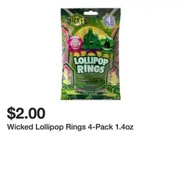 Five Below Wicked Lollipop Rings 4-Pack 1.4oz offer