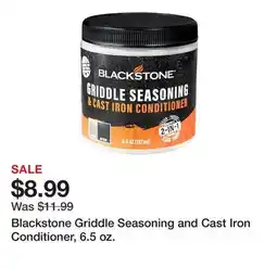 Tractor Supply Company Blackstone Griddle Seasoning and Cast Iron Conditioner, 6.5 oz offer