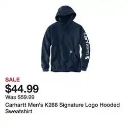 Tractor Supply Company Carhartt Men's K288 Signature Logo Hooded Sweatshirt offer