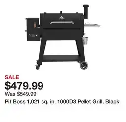 Tractor Supply Company Pit Boss 1,021 sq. in. 1000D3 Pellet Grill, Black offer