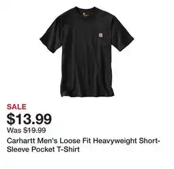 Tractor Supply Company Carhartt Men's Loose Fit Heavyweight Short-Sleeve Pocket T-Shirt offer